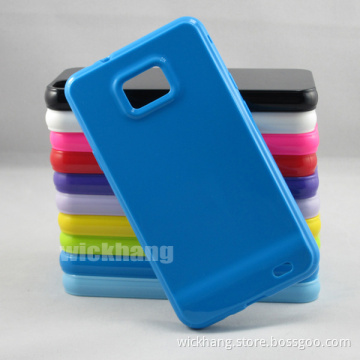 Candy Colorful TPU Soft Rubber Phone Case for Samsung Galaxy S2 I9100